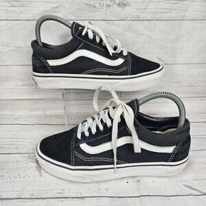 Vans Old Skool Shoes Women's Size 6.5 Men's 5 Black Skateboarding